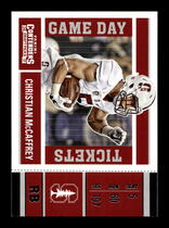2017 Panini Contenders Draft Picks Game Day Tickets #7 Christian Mccaffrey