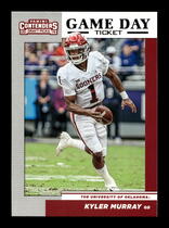 2019 Panini Contenders Draft Picks Game Day Tickets #1 Kyler Murray