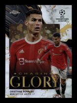 2021 Topps Chrome UEFA Chasing Glory #CG-17 Cristiano Ronaldo