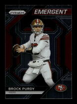 2023 Panini Prizm Emergent #H-2 Brock Purdy
