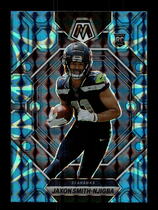 2023 Panini Mosaic Blue Reactive Mosaic #331 Jaxon Smith-Njigba