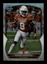 2022 Bowman Chrome University Refractor #29 Xavier Worthy
