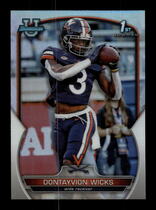 2022 Bowman Chrome University Refractor #96 Dontayvion Wicks
