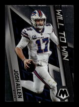 2022 Panini Mosaic Will to Win #WW-4 Josh Allen