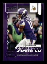 2022 Panini Prestige Time Stamped #TS-5 Justin Jefferson