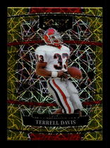 2022 Panini Select Draft Picks Gold Lazer Prizm #57 Terrell Davis