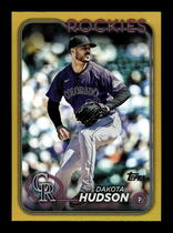 2024 Topps Update Gold Foil #US342 Dakota Hudson