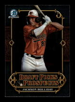 2023 Bowman Chrome Draft Draft Picks & Prospects #DPP-10 Jackson Holliday