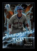 2023 Bowman Chrome Draft Transformative Talent #TT-14 Colin Houck
