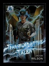 2023 Bowman Chrome Draft Transformative Talent #TT-17 Jacob Wilson