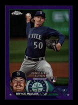 2023 Topps Chrome Update Purple Refractor #USC99 Bryce Miller