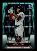 2023 Bowman Chrome Aqua RayWave Refractor #61 Jeremy Pena