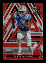 2024 Press Pass Premium Reflector Prismatic Red #73 Quinshon Judkins