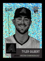 2022 Topps Chrome Platinum Anniversary Black & White Mini-Diamond Refractor #314 Tyler Gilbert