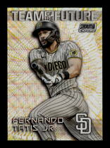 2022 Stadium Club Chrome Team of the Future Wave Refractor #TOF-14 Fernando Tatis Jr.
