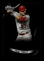 2022 Topps Chrome Black #4 Mike Trout