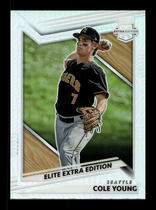 2022 Panini Elite Extra Edition Optic Holo #21 Cole Young