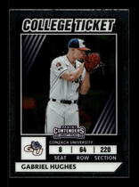 2022 Panini Elite Extra Edition Optic College Tickets #CTO-13 Gabriel Hughes