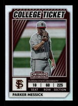 2022 Panini Elite Extra Edition Optic College Tickets Holo #CTO-30 Parker Messick
