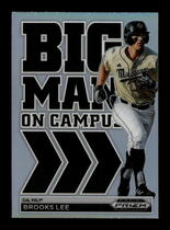 2022 Panini Prizm Draft Picks Big Man on Campus Silver Prizm #1 Brooks Lee