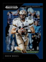 2019 Panini Prizm Draft Picks Blue Prizm #34 Drew Brees