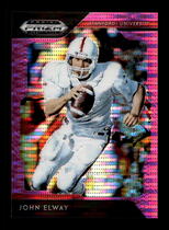 2019 Panini Prizm Draft Picks Pink Pulsar Prizm #49 John Elway