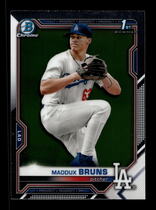2021 Bowman Chrome Draft #BDC-126 Maddux Bruns