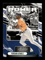 2021 Panini Absolute Power Green #PO-14 Yordan Alvarez