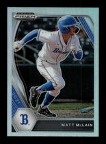 2021 Panini Prizm Draft Picks Silver Prizm #PDP17 Matt Mclain