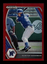2021 Panini Prizm Draft Picks Red Prizm #PDP109 Hunter Goodman