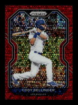 2021 Panini Prizm Red Donut Circles Prizm #135 Cody Bellinger