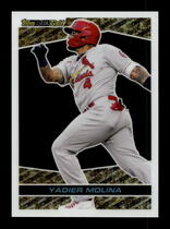2021 Topps Chrome Update Topps Black Gold #BGC-16 Yadier Molina