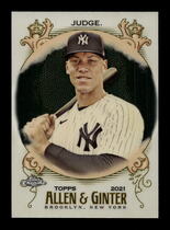 2021 Topps Chrome Allen & Ginter #126 Aaron Judge