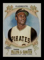 2021 Topps Chrome Allen & Ginter Refractor #11 Roberto Clemente