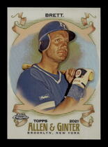 2021 Topps Chrome Allen & Ginter Refractor #147 George Brett
