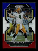 2021 Panini Prizm Prizm Red White & Blue #144 Brett Favre