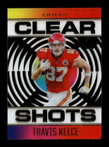 2021 Panini Illusions Clear Shots #CS-9 Travis Kelce