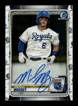 2020 Bowman Chrome Prospects Autos #CPA-MM Michael Massey