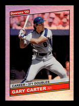 2020 Donruss Career Stat Line #230 Gary Carter