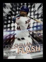 2020 Topps Chrome Freshman Flash #FF-15 Yordan Alvarez