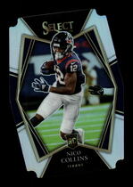 2021 Panini Select Silver Die-Cut Prizm #169 Nico Collins