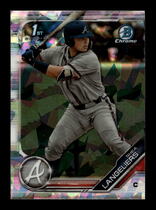 2019 Bowman Chrome Draft Sapphire Edition #BDC-67 Shea Langeliers