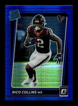 2021 Donruss Optic Blue Hyper #230 Nico Collins