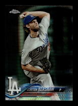 2018 Topps Chrome Prism Refractor #121 Clayton Kershaw