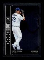 2018 Donruss Optic Looking Back #LB6 Clayton Kershaw|Nolan Ryan
