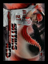 2018 Finest Sitting Red #SR-MT Mike Trout