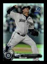 2017 Bowman Chrome Refractor #46 Felix Hernandez