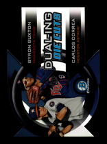 2014 Bowman Chrome Dualing Die-Cut Refractors #DDC-BC Byron Buxton|Carlos Correa