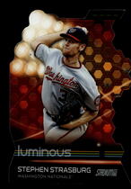 2014 Stadium Club Triumverates Luminous #T4A Stephen Strasburg