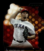 2014 Stadium Club Triumverates Luminous #T7A Yu Darvish